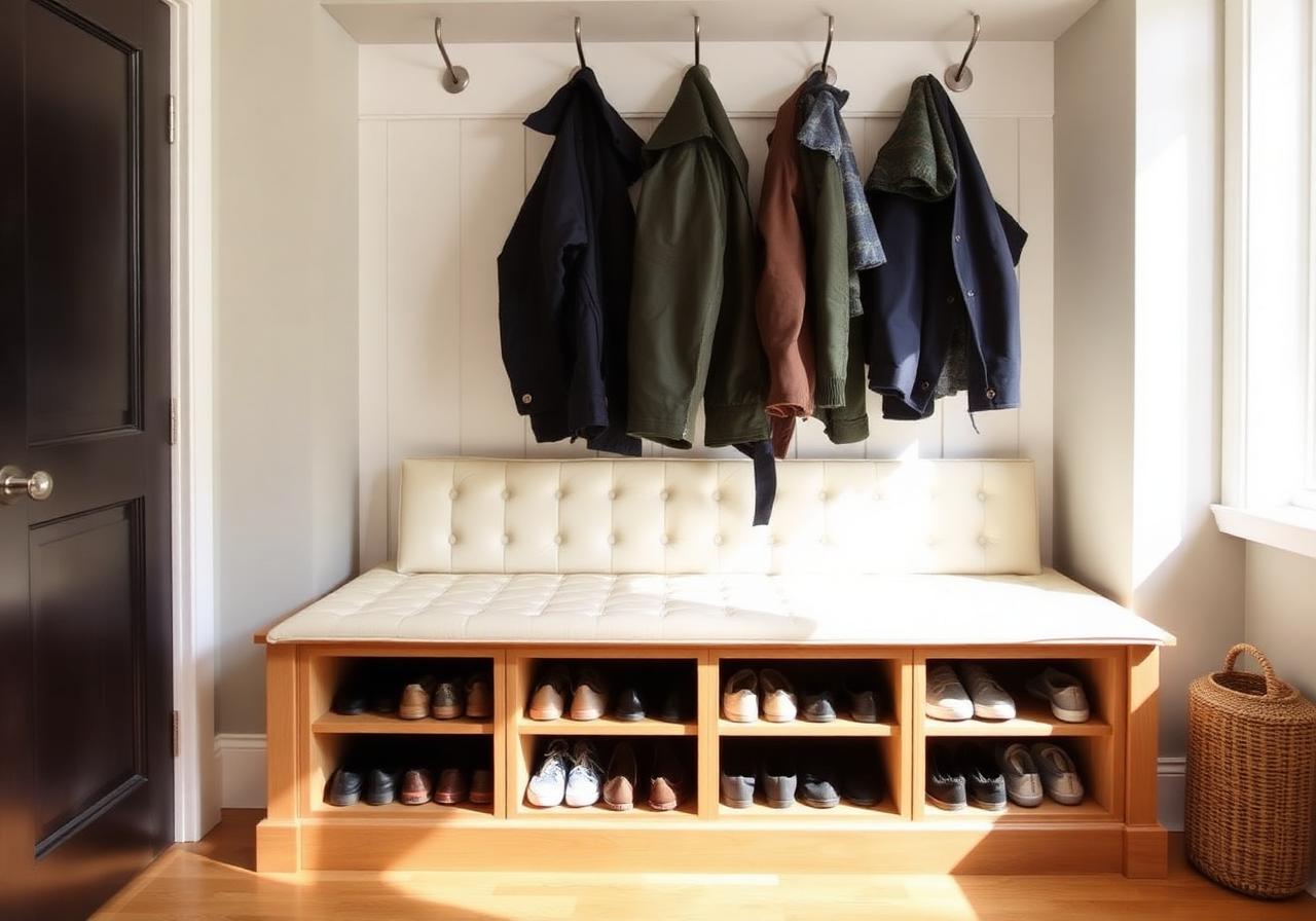 Bench + Shoe Storage