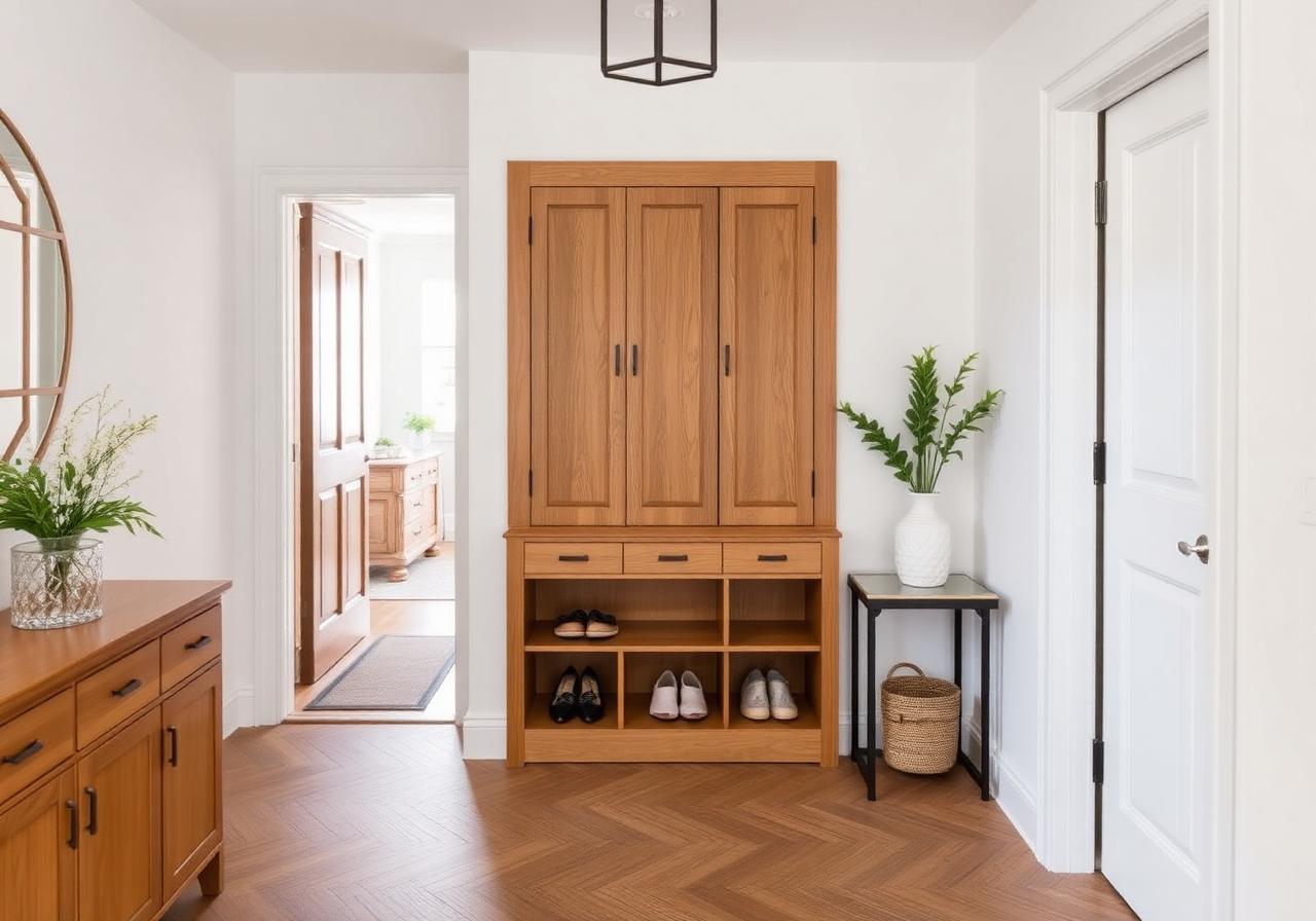 Renovation replacement shoe cabinets