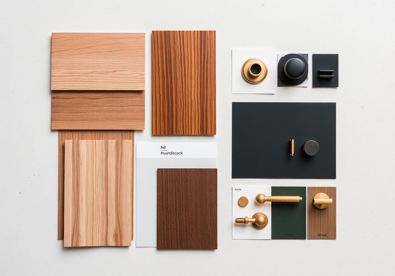 A measured palette, not a swatch wall. visual reference